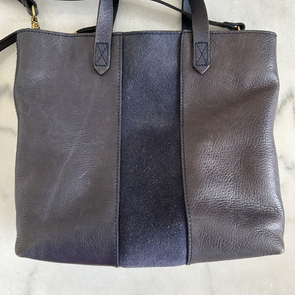 MADEWELL Small Transport Leather Crossbody Tote Purse - Picture 9 of 11